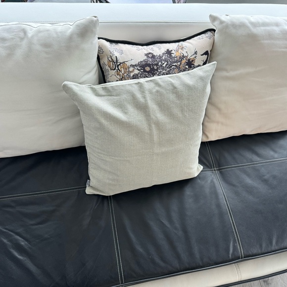 2 brand new pillow cases grey color size 40 cm by 40 cm gray - Picture 6 of 11